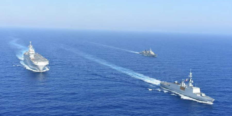 Κοινή ναυτική άσκηση Ελλάδας - Γαλλίας στην Α. Μεσόγειο
